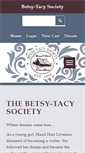 Mobile Screenshot of betsy-tacysociety.org